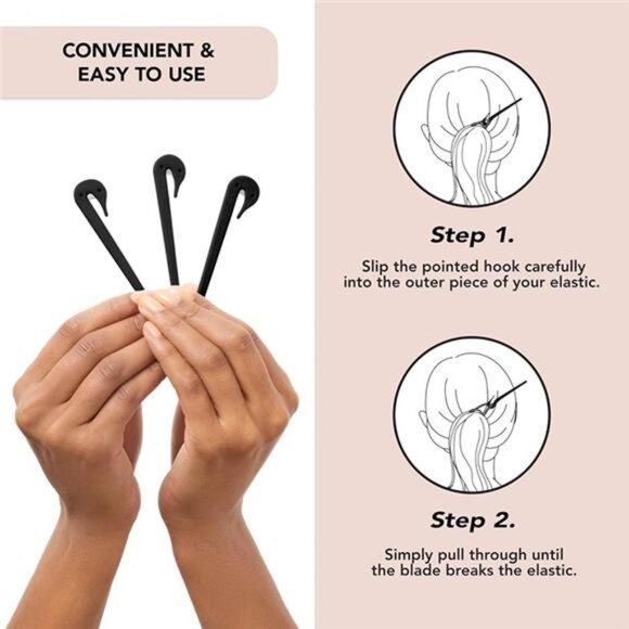Kitsch Hair Tie Cutter Easy To Use, Pain Free, Elastic Ties Remover - Picture 5 of 8